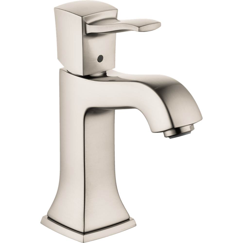 Hansgrohe Metropol Classic Single-Hole Faucet 110 with Pop-Up Drain, 0.5 GPM in Brushed Nickel