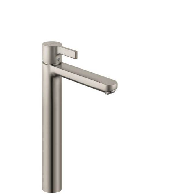 Hansgrohe Metris S Single-Hole Faucet 210 with Pop-Up Drain, 1.2 GPM in Brushed Nickel