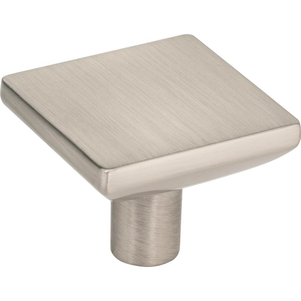 Hardware Resources 1-5/8'' Overall Length Satin Nickel Walker 1 Square Knob