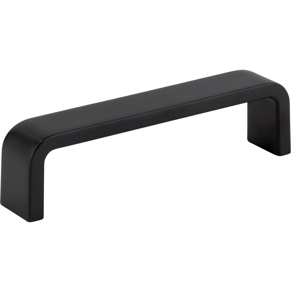 Hardware Resources 4'' Center-to-Center Matte Black Square Asher Cabinet Pull