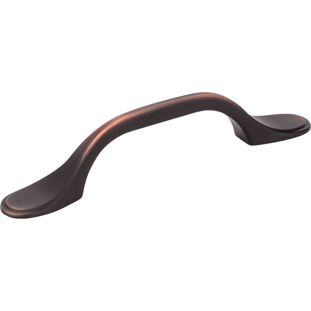 Hardware Resources 3'' Center-to-Center Brushed Oil Rubbed Bronze Kenner Cabinet Pull