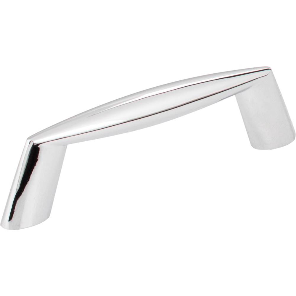 Hardware Resources 3'' Center-to-Center Polished Chrome Zachary Cabinet Pull