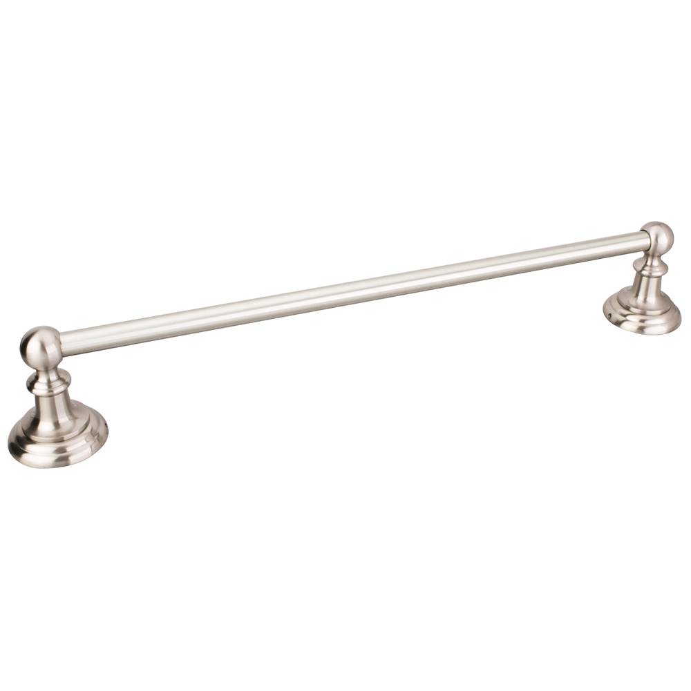 Hardware Resources Fairview Satin Nickel 24'' Single Towel Bar - Retail Packaged