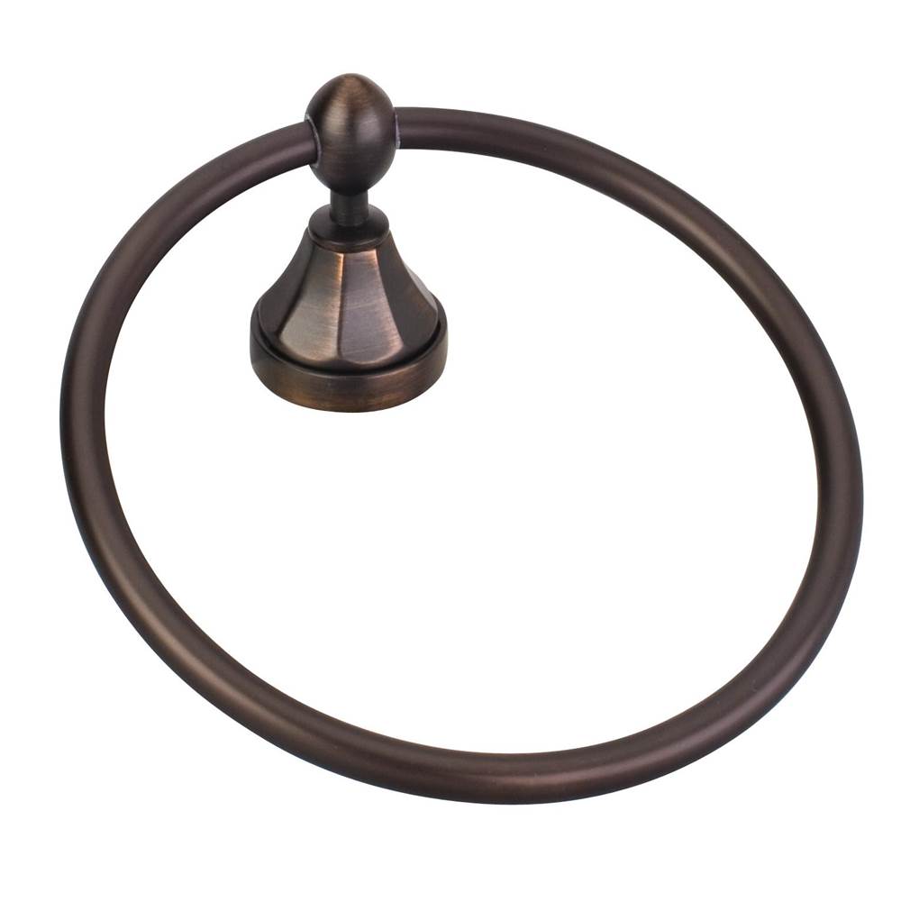 Hardware Resources Newbury Brushed Oil Rubbed Bronze Towel Ring - Retail Packaged