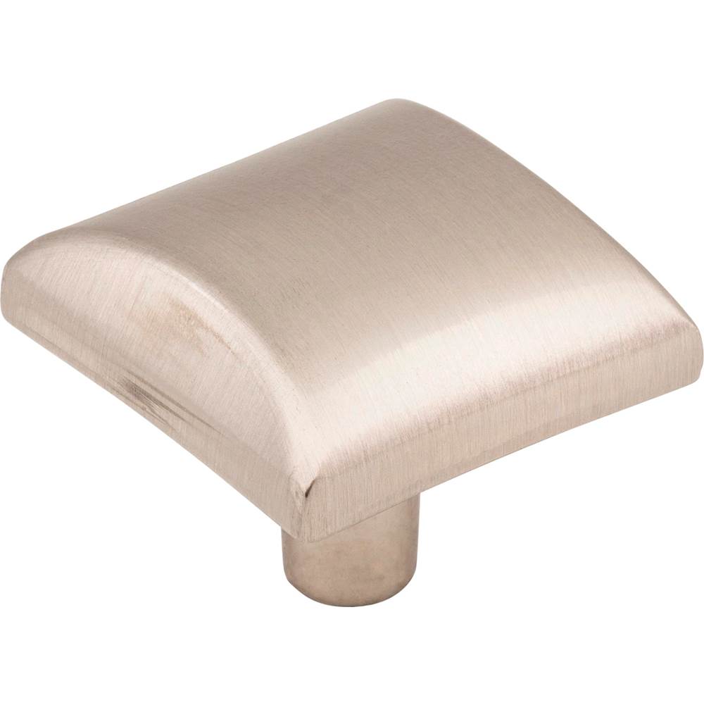 Hardware Resources 1-1/8'' Overall Length Satin Nickel Square Glendale Cabinet Knob