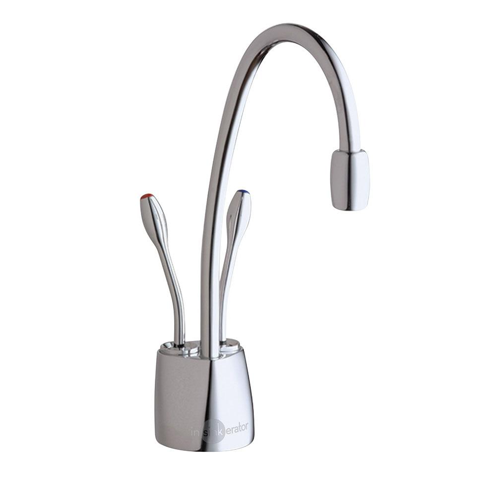 Insinkerator Indulge Contemporary F-HC1100 Instant Hot/Cool Water Dispenser Faucet in Brushed Chrome