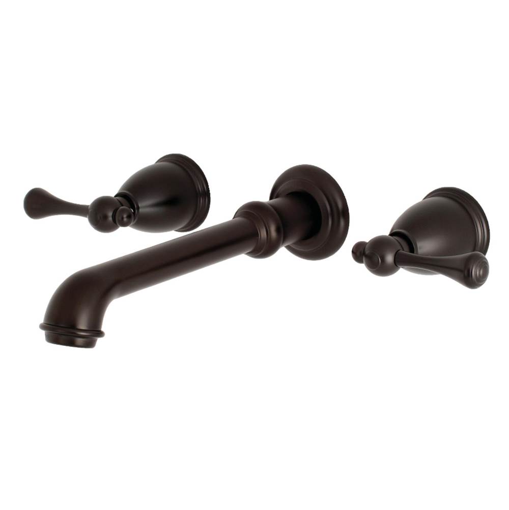 Kingston Brass English Country 2-Handle Wall Mount Roman Tub Faucet, Oil Rubbed Bronze