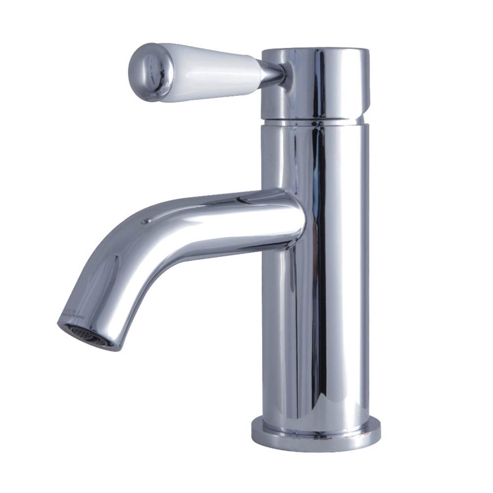 Kingston Brass Fauceture Paris Single-Handle Bathroom Faucet with Push Pop-Up, Polished Chrome