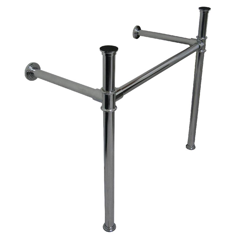 Kingston Brass Fauceture Stainless Steel Console Sink Legs, Polished Chrome