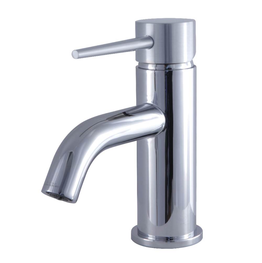 Kingston Brass Fauceture New York Single-Handle Bathroom Faucet with Push Pop-Up, Polished Chrome