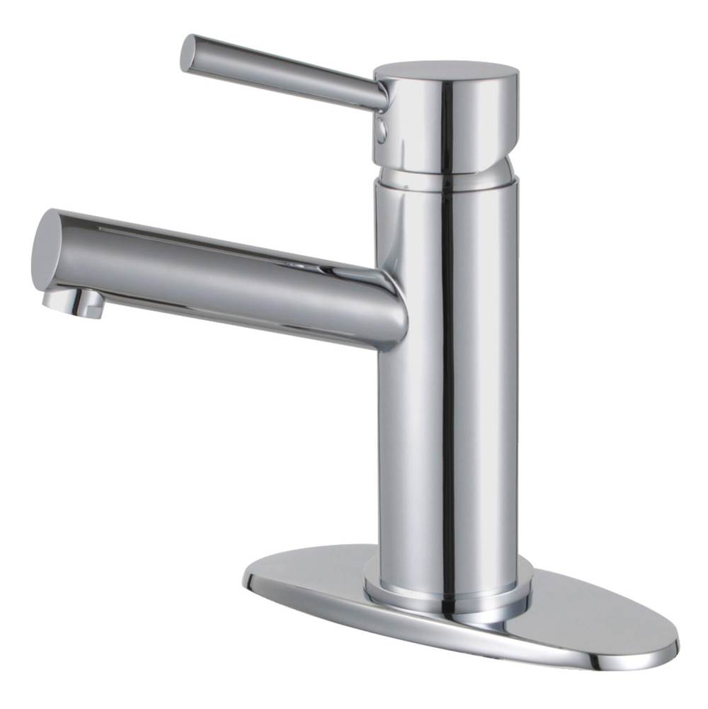 Kingston Brass Fauceture Concord Single-Handle Bathroom Faucet with Push Pop-Up, Polished Chrome