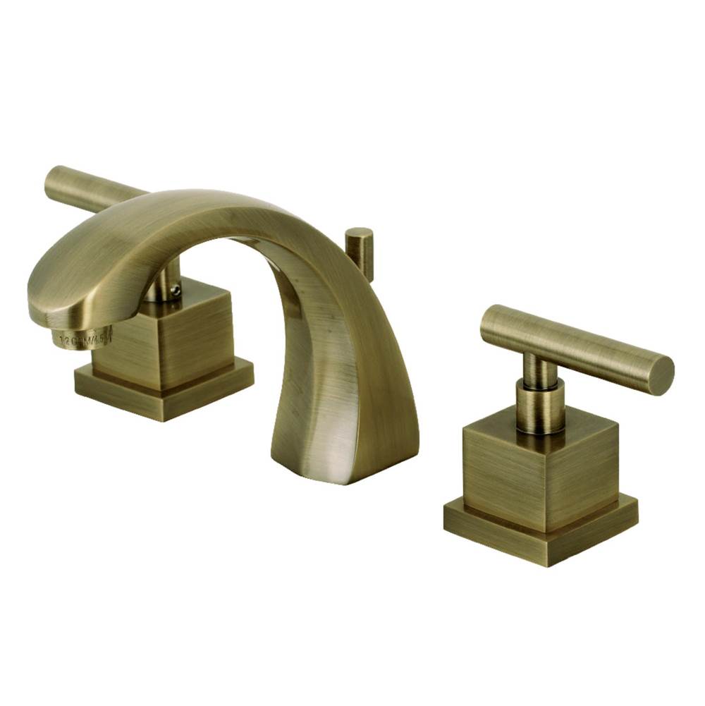 Kingston Brass Claremont 8'' Widespread Bathroom Faucet, Antique Brass