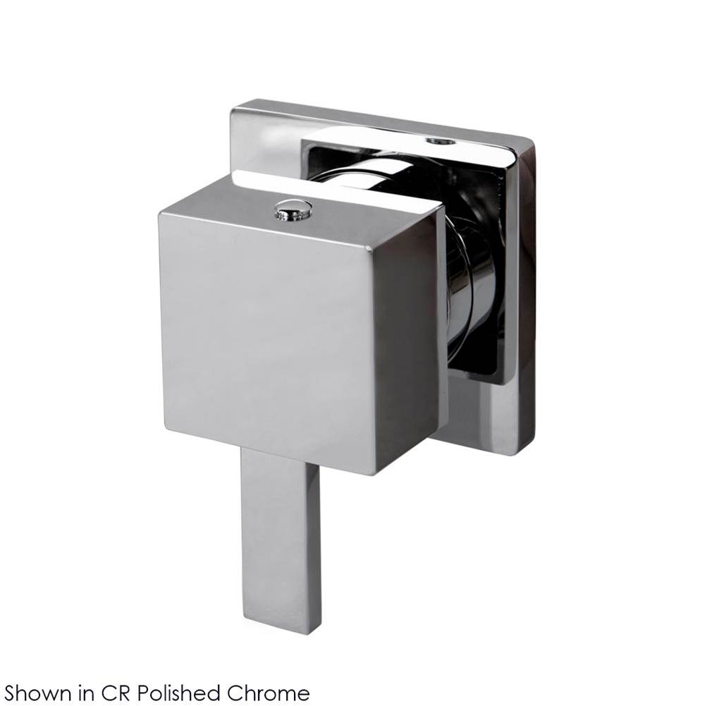 Lacava TRIM ONLY - 3-Way diverter valve GPM 10 (43.5 PSI) with square back plate and square handle