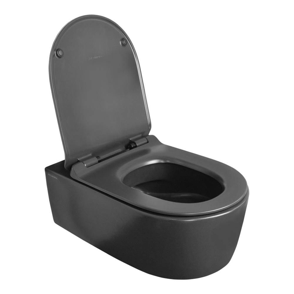Lacava Wall-hung porcelain toilet for concealed flushing system ( Geberit #GE 111335005).