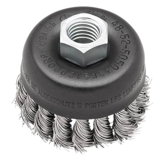 Milwaukee Tool Brush 6'' Knotted Cup