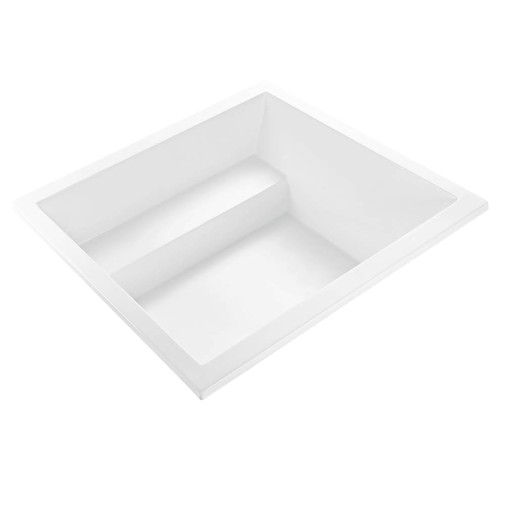 MTI Baths Kalia 3 Acrylic Cxl Drop In Microbubbles/Air Bath Elite - White (59.75X59.75)