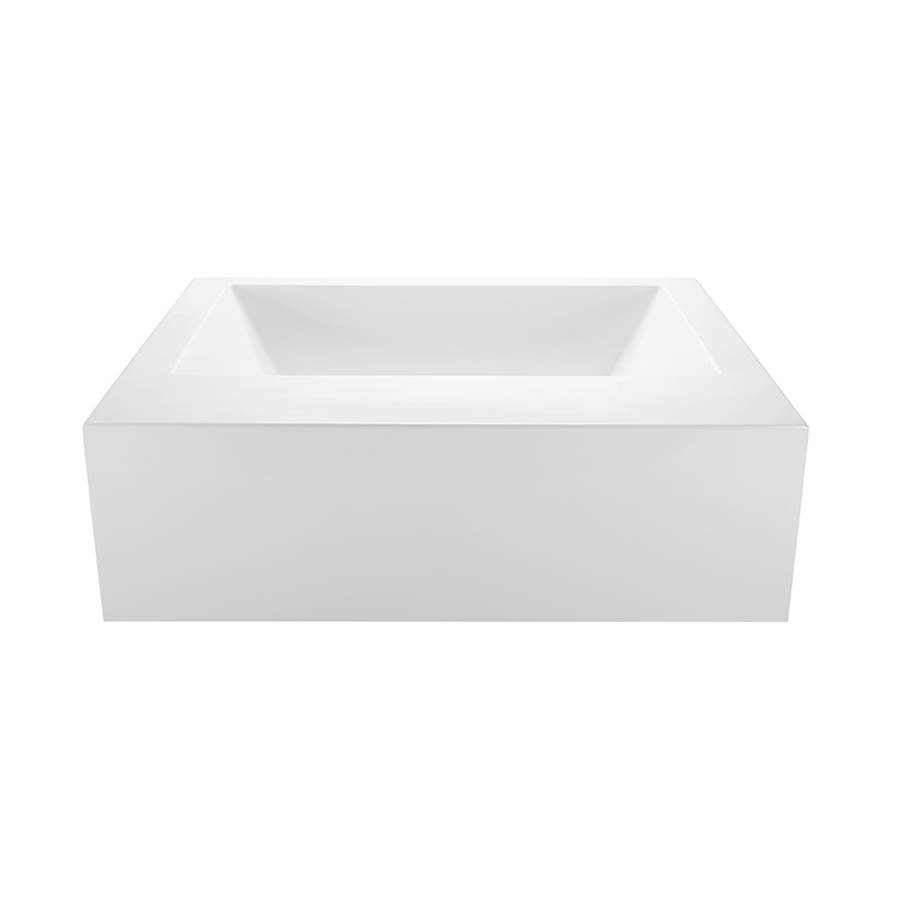 MTI Baths Metro 3 Acrylic Cxl Sculpted 2 Side Air Bath Elite - White (66X42)