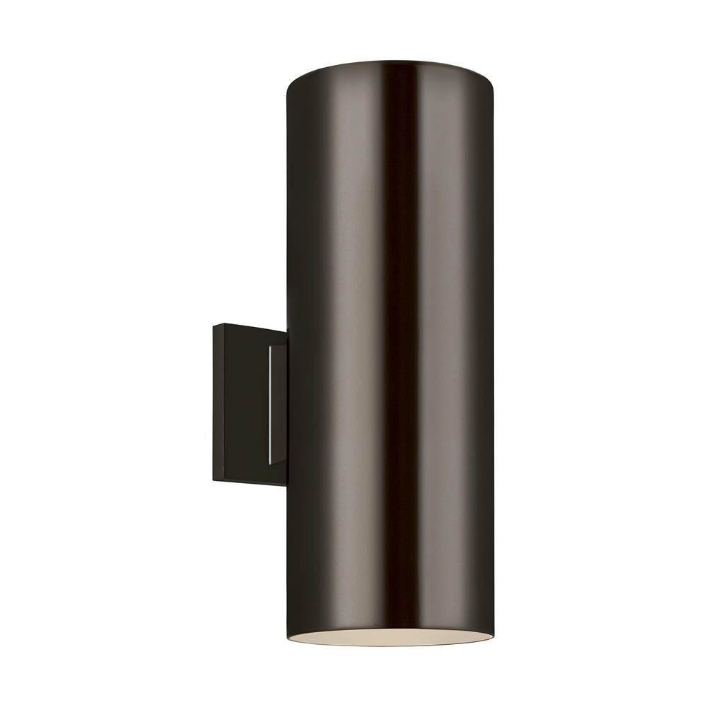 Visual Comfort Studio Collection Outdoor Cylinders Small Two Light Outdoor Wall Lantern