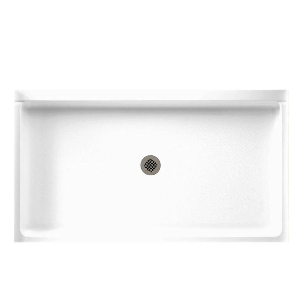 Swan R-3460 34 x 60 Veritek Alcove Shower Pan with Center Drain in White
