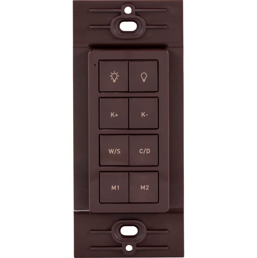 Task Lighting Tunable White Radio Frequency Wireless 1 Zone LED Controller, Brown