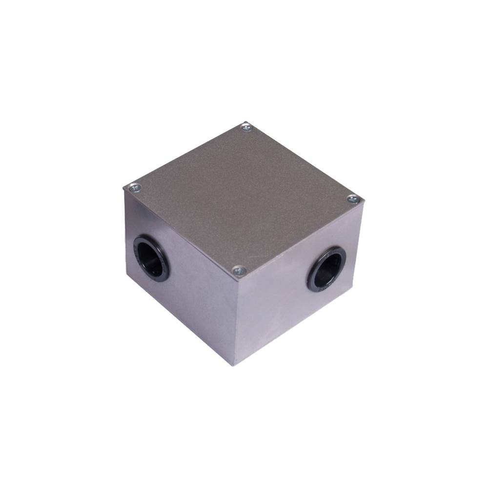 Task Lighting Square Junction Box, TR Series Angle Power Strip Satin Nickel