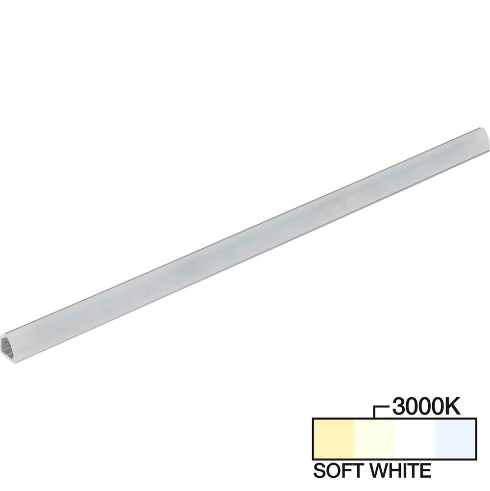Task Lighting 30-3/4'' 1000 Lumen S Series Angled LED Strip Light, 3000K Soft White