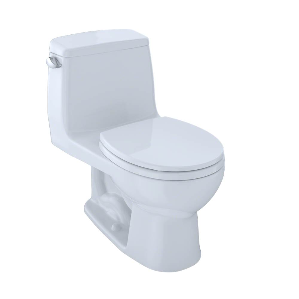 TOTO Toto® Ultramax® One-Piece Round Bowl 1.6 Gpf Toilet, Cotton White