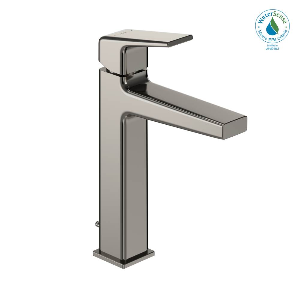TOTO Toto® Gb 1.2 Gpm Single Handle Semi-Vessel Bathroom Sink Faucet With Comfort Glide Technology, Polished Nickel