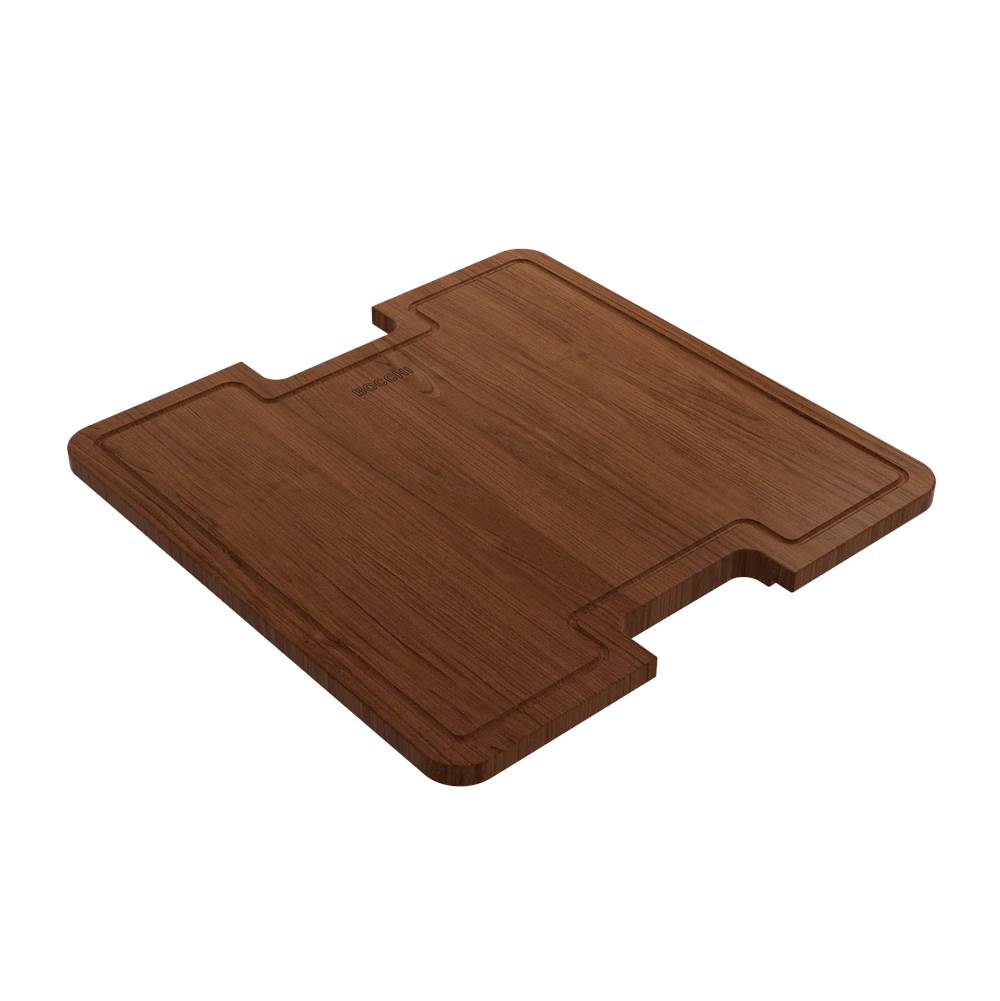 BOCCHI Wooden Cutting Board For Sotto 1359 w/ handle - Sapele Mahogany Wood