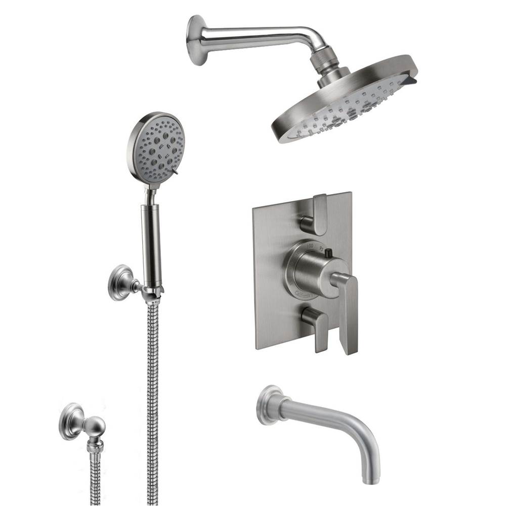 California Faucets Rincon Bay StyleTherm® 1/2'' Thermostatic Shower System with Handshower Hook and Tub Spout