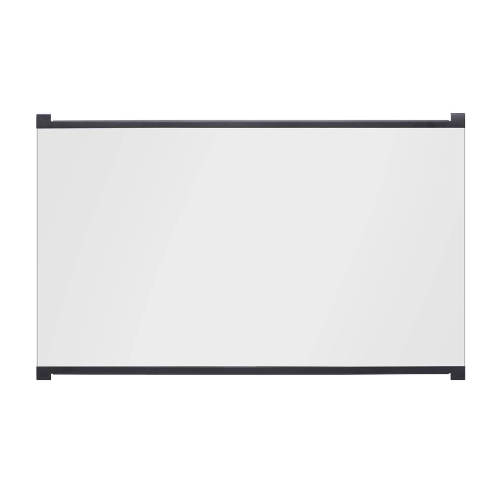 Dimplex Black, Single pane, Tamperproof Glass Door