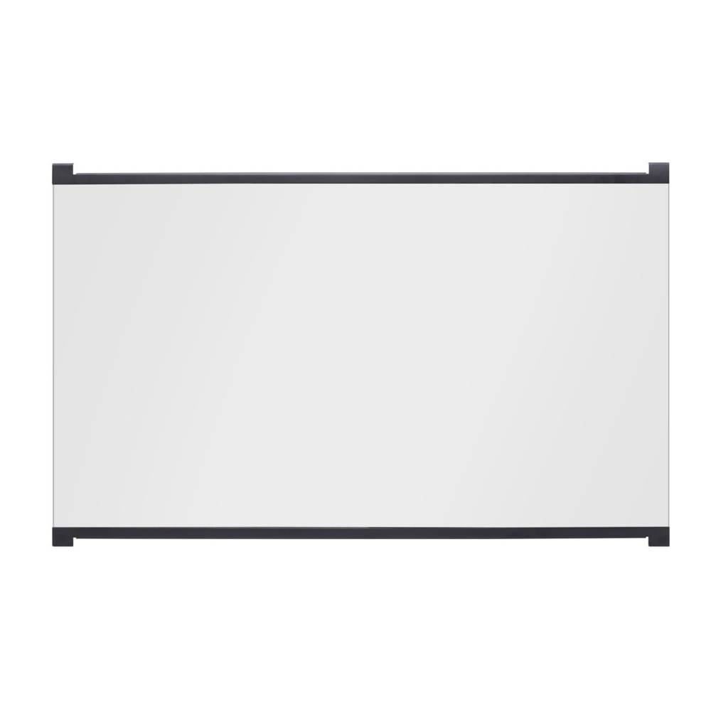 Dimplex Black, Single pane, Tamperproof Glass Door