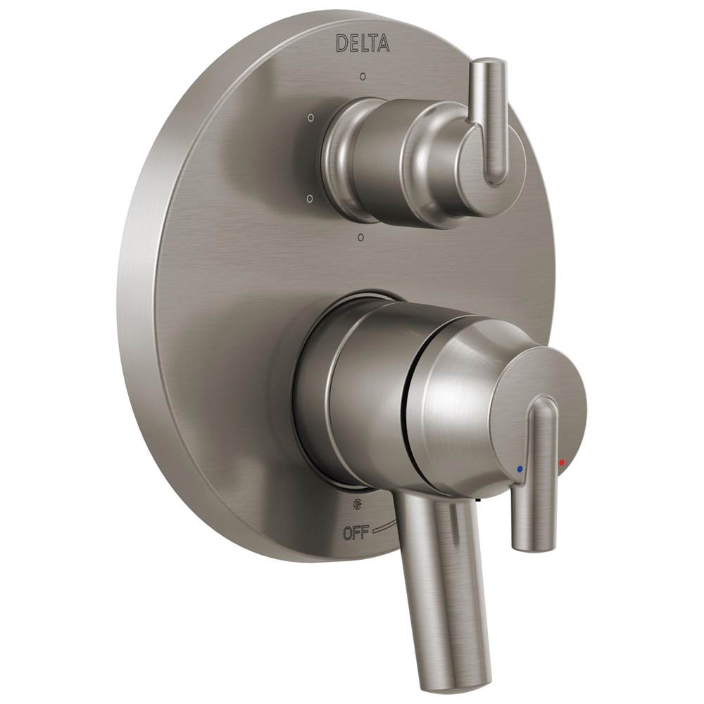 Delta Faucet Trinsic® Contemporary Two Handle Monitor® 17 Series Valve Trim with 6-Setting Integrated Diverter