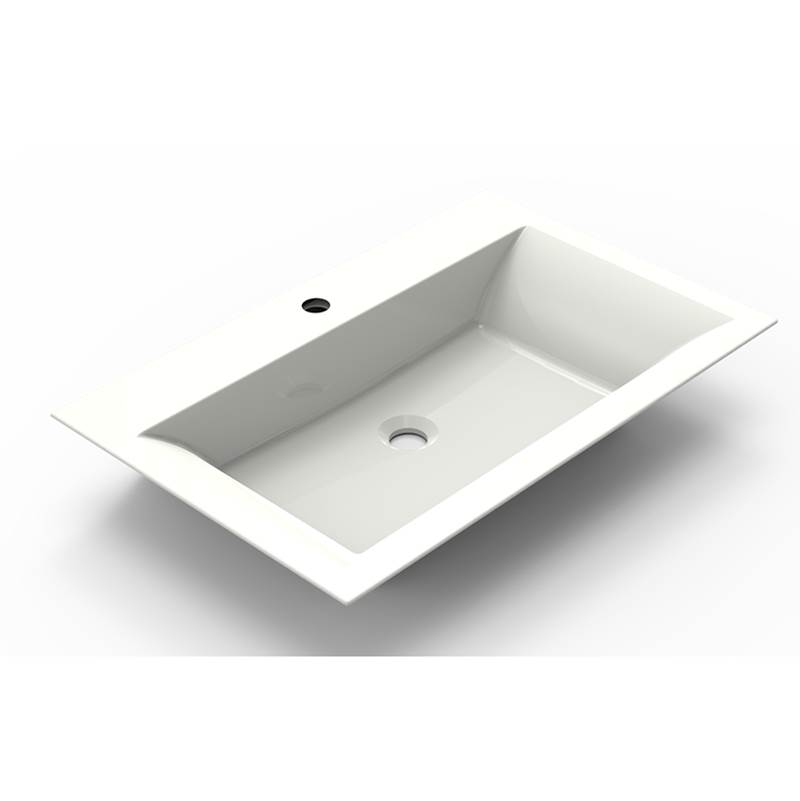 GRAFF Desideri Finezza Countertop/Drop-In Sink with Single Faucet Hole