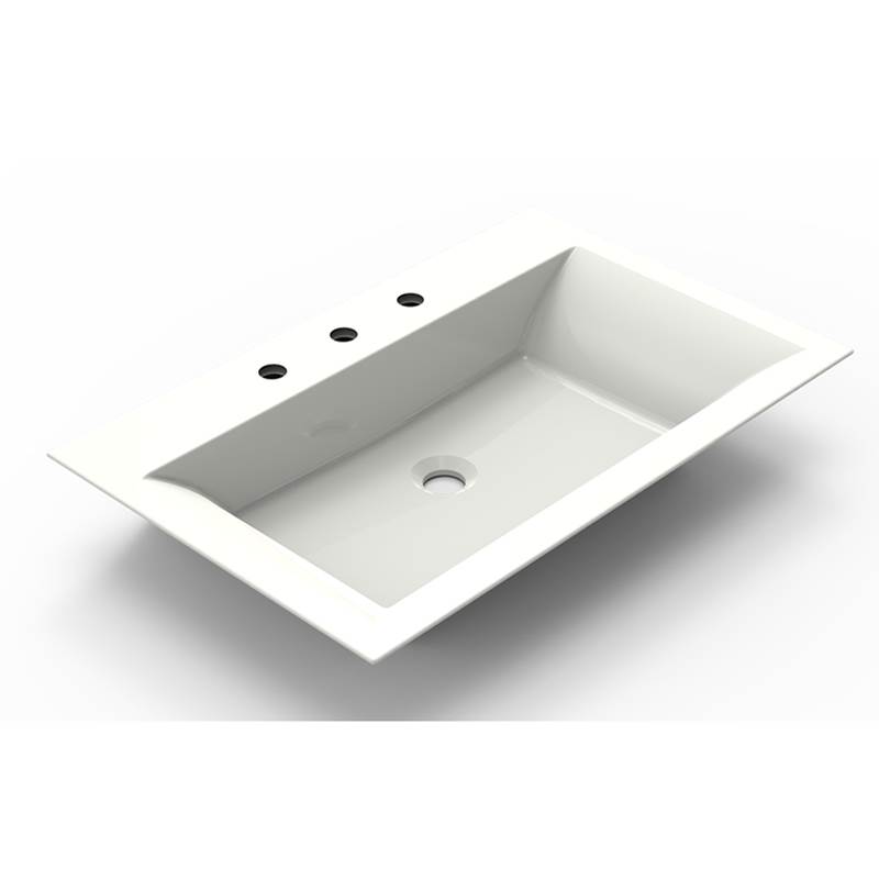 GRAFF Desideri Finezza Countertop/Drop-In Sink with Three Faucet Holes
