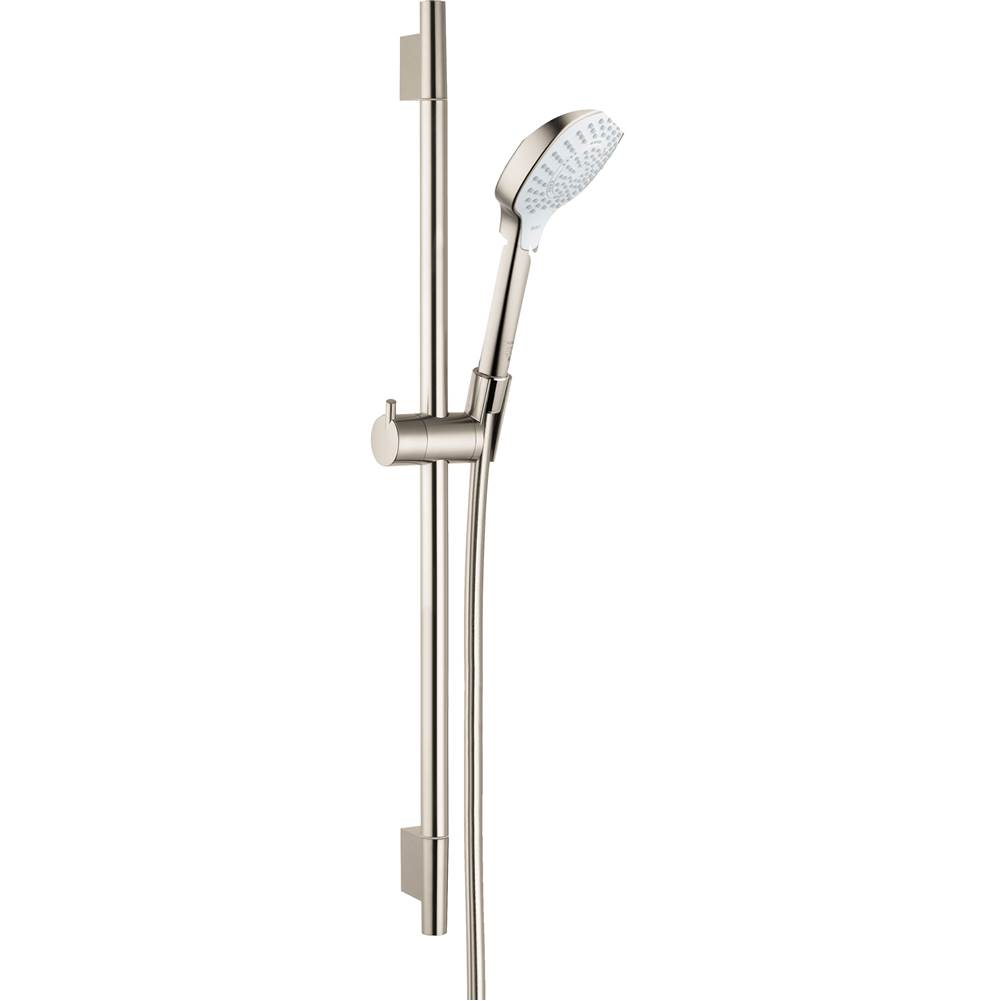 Hansgrohe Croma Select E Wallbar Set 110 3-Jet 24'', 1.75 GPM in Brushed Nickel