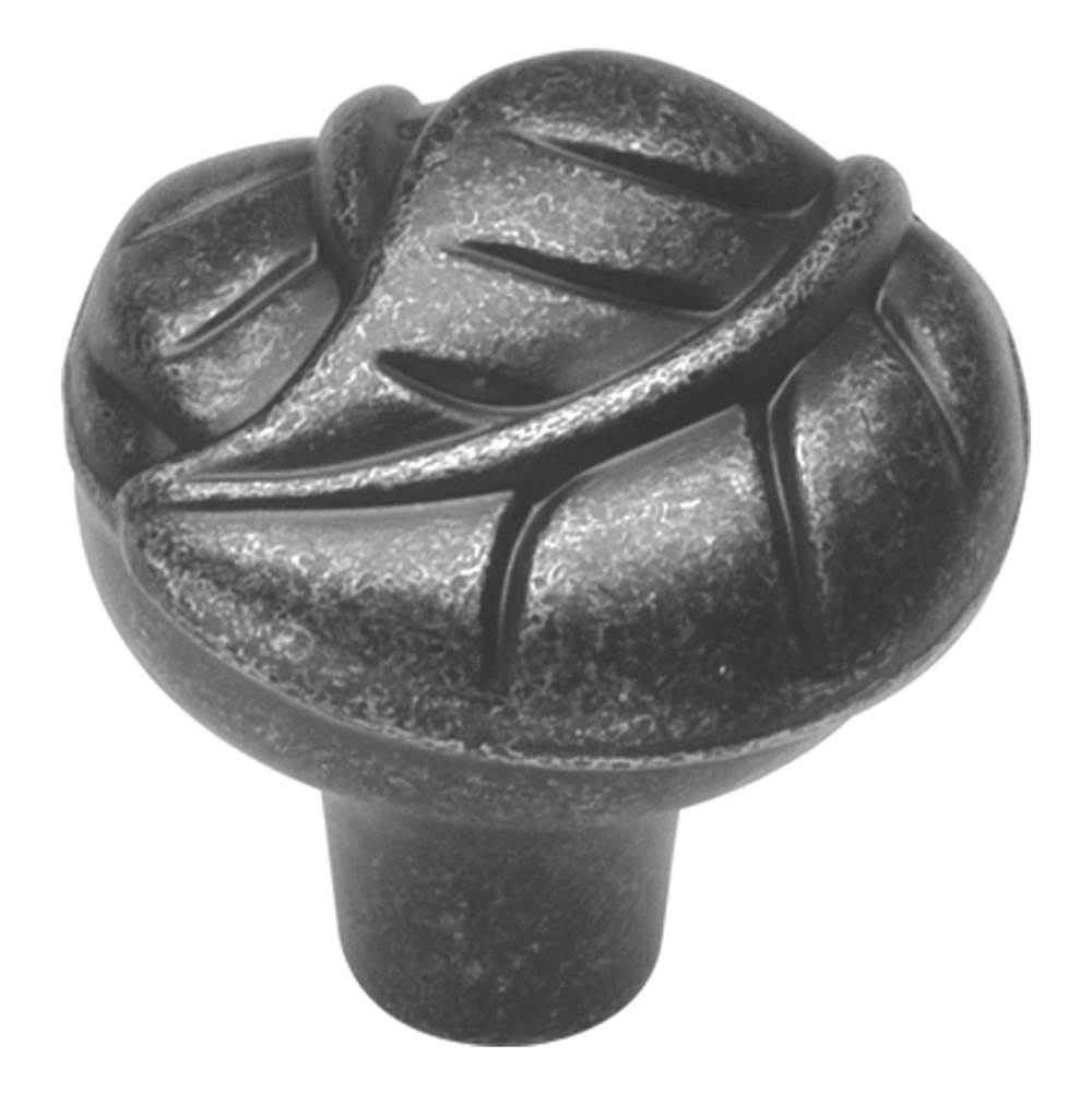 Hickory Hardware Natural Accents Collection Knob 1-1/4'' Diameter Vibra Pewter Finish