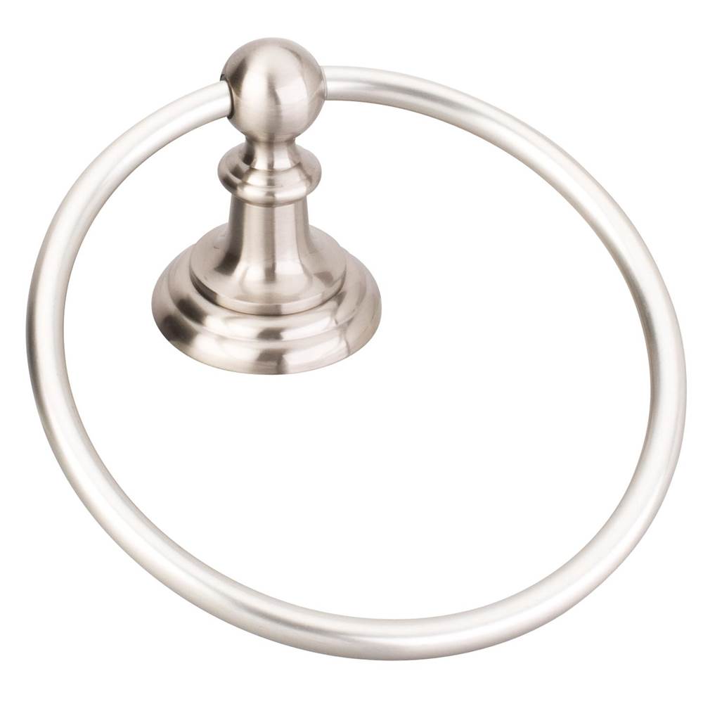 Hardware Resources Fairview Satin Nickel Towel Ring - Contractor Packed