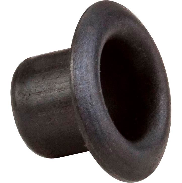Hardware Resources Black 5 mm Grommet for 5.5 mm Hole - Priced and Sold by the Thousand