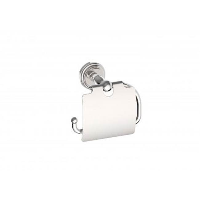 Kartners FLORENCE - Toilet Paper Holder  with Cover-Glossy White