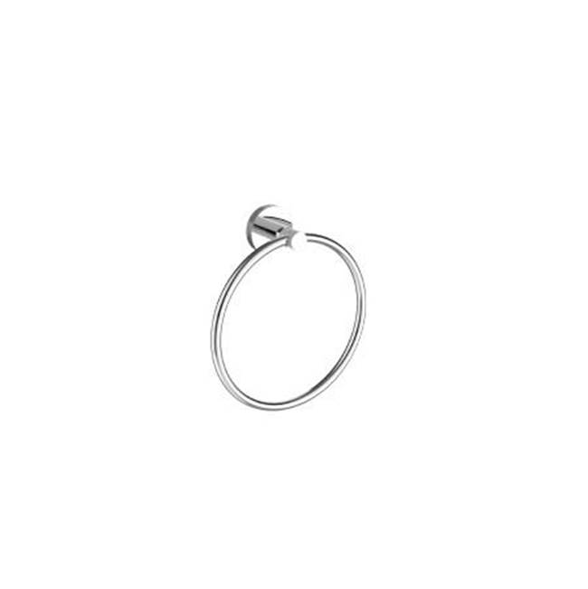 Kartners CIRCO KNURLED - Towel Ring-Oil Rubbed Bronze
