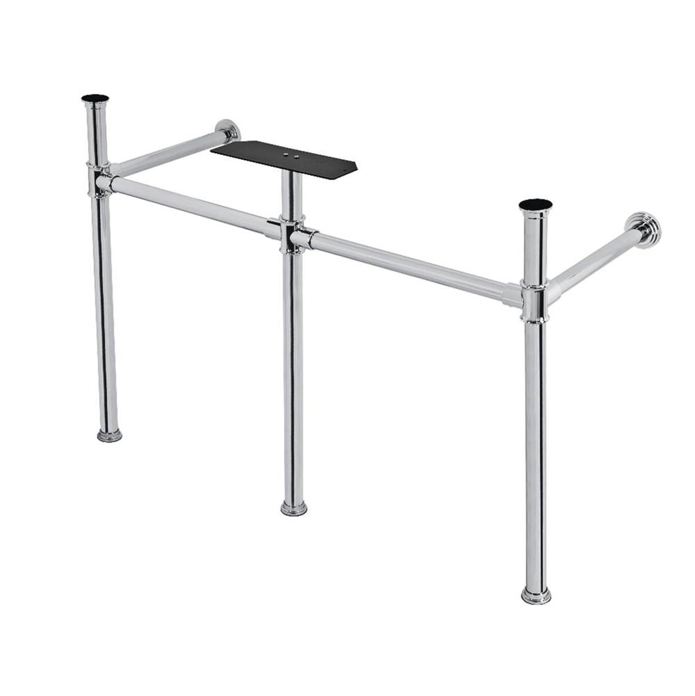 Kingston Brass Fauceture Imperial Stainless Steel Console Sink Legs, Polished Chrome