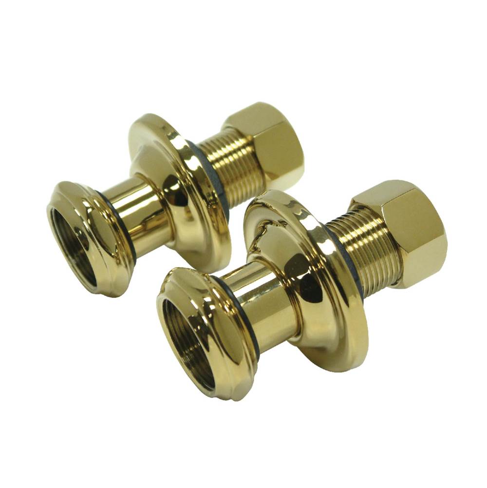 Kingston Brass Vintage Wall Union Extension, 1-3/4 inch, Polished Brass