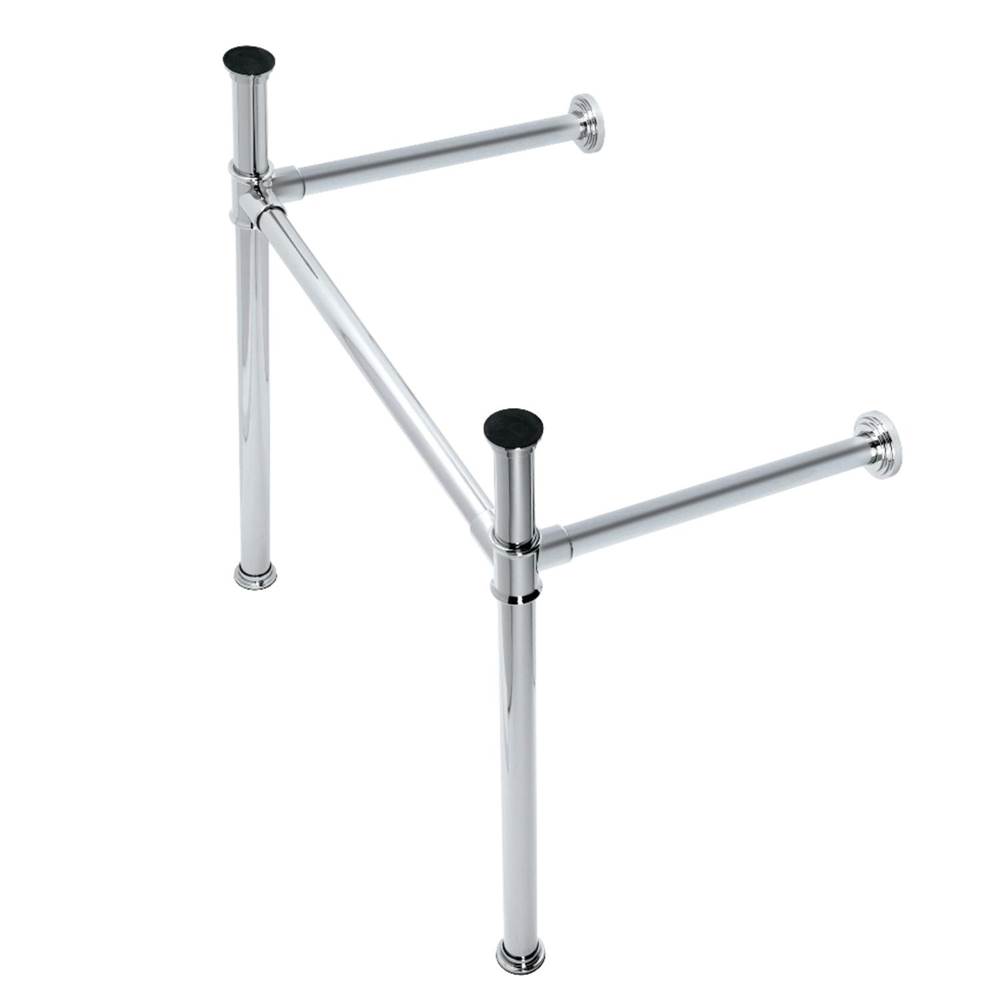 Kingston Brass Imperial Stainless Steel Console Sink Legs, Polished Chrome