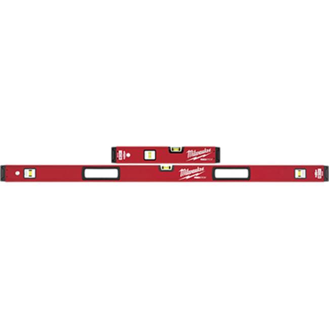 Milwaukee Tool 16''/48'' Redstick Magnetic Box Level Set