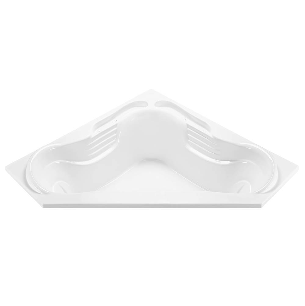 MTI Baths Cayman 7 Acrylic Cxl Drop In Corner Ultra Whirlpool- White (72X72)