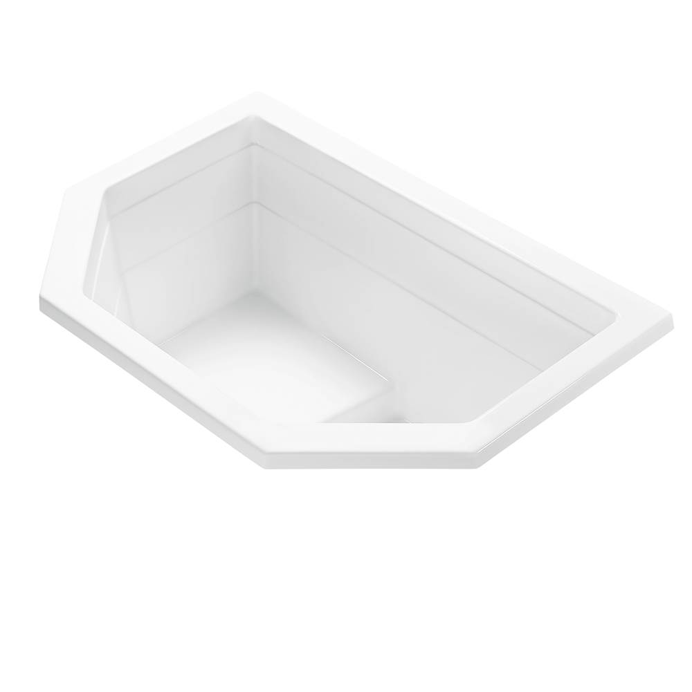 MTI Baths Atlantica Acrylic Cxl Drop In Air Bath Elite - White (50X23.625/34.75)