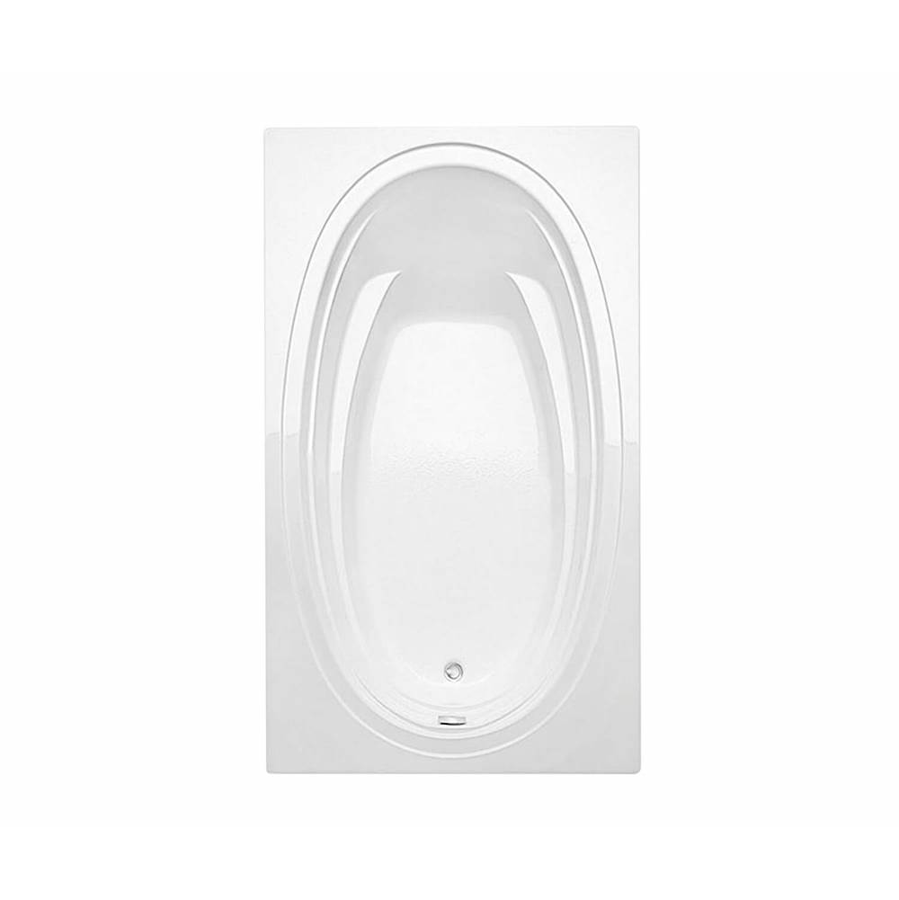 Maax Panaro 6042 Acrylic Drop-in Right-Hand Drain Bathtub in White