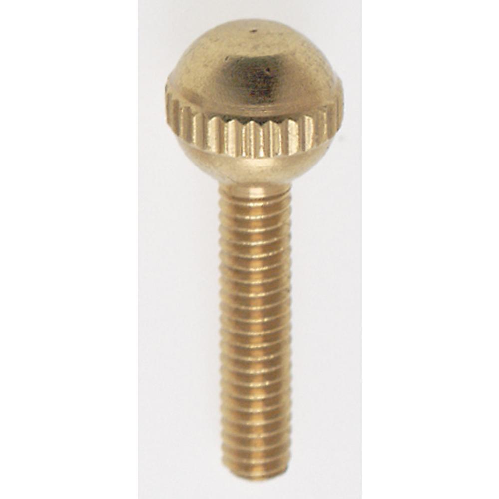 Satco 8/32 x 3/4 Brass Thumb Screw