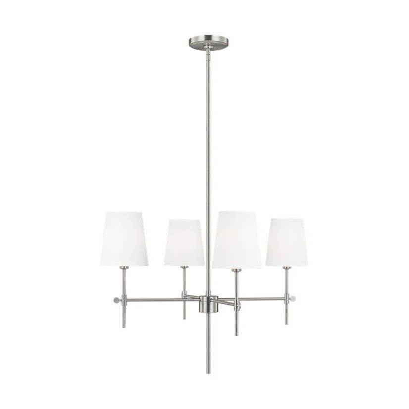 Visual Comfort Studio Collection Baker Four Light Small Chandelier